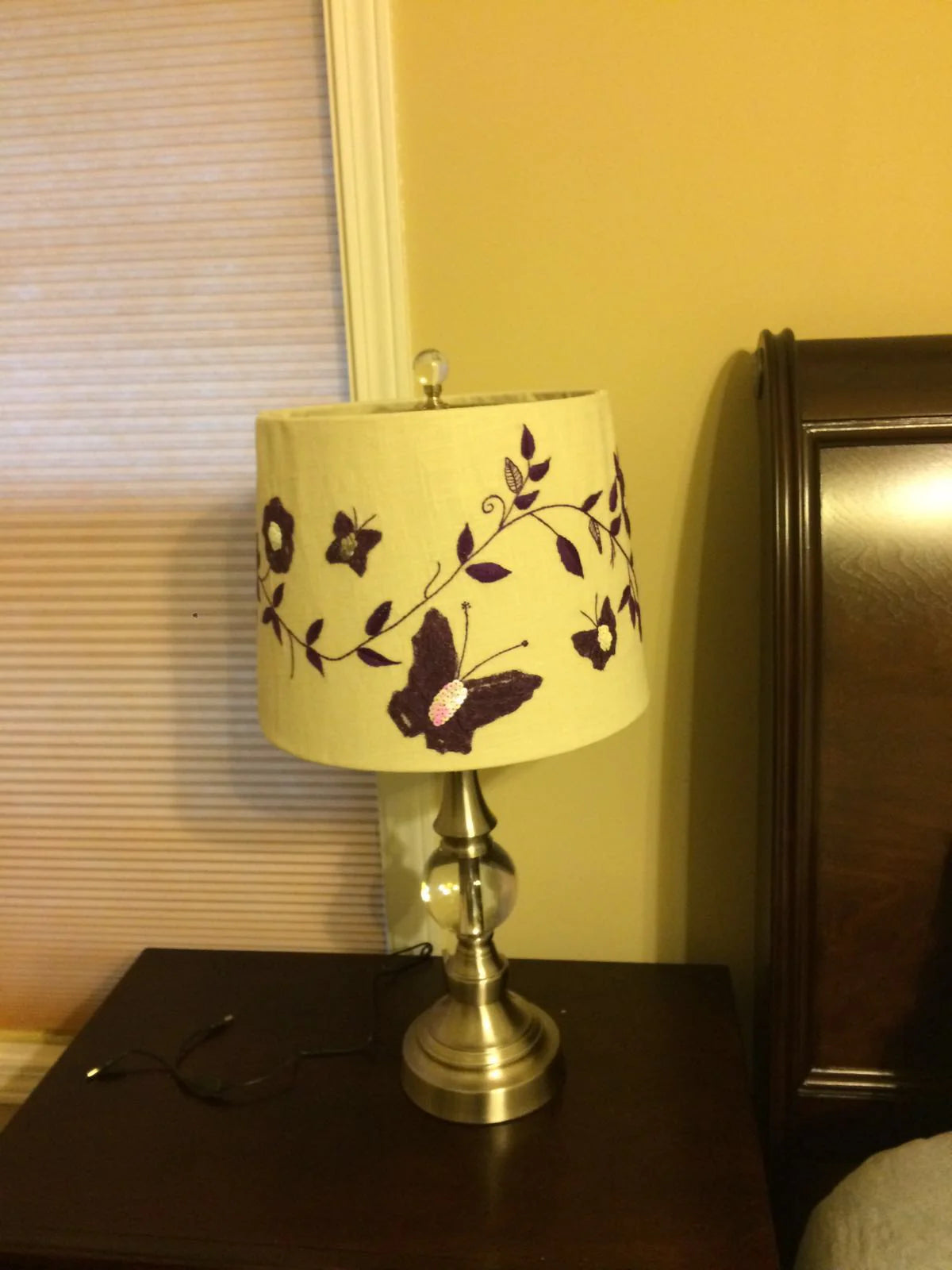 Hand Embroidered Lampshade
