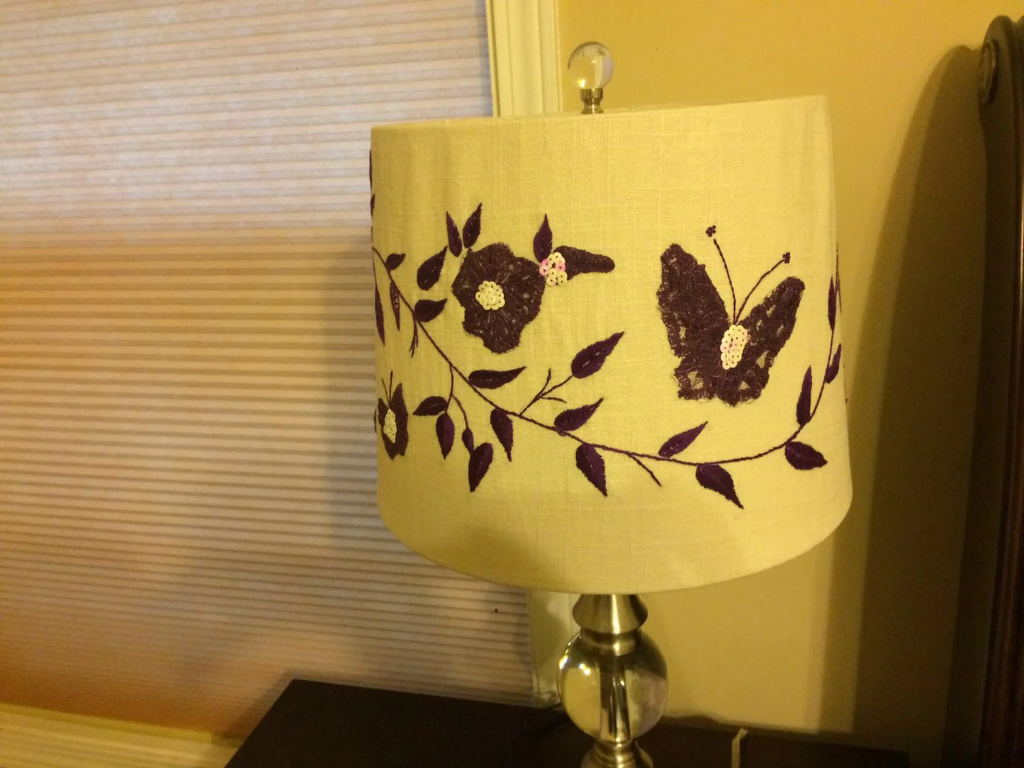 Hand Embroidered Lampshade