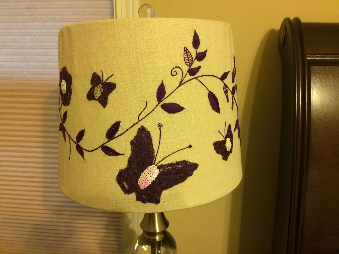 Hand Embroidered Lampshade