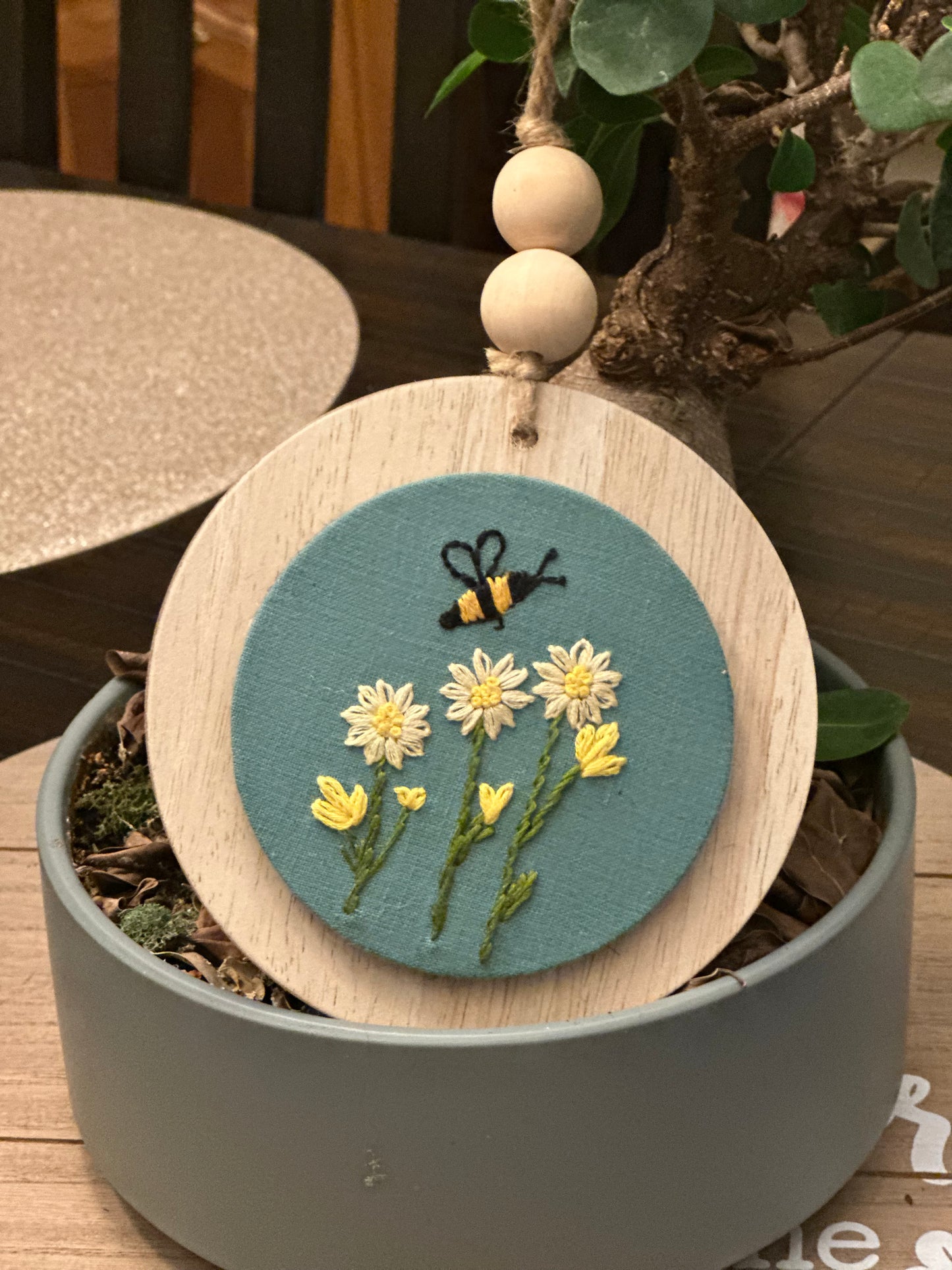 Embroidered Hoops