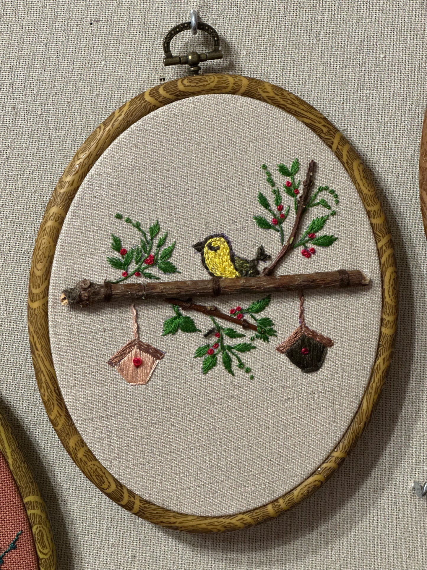Embroidered Hoops