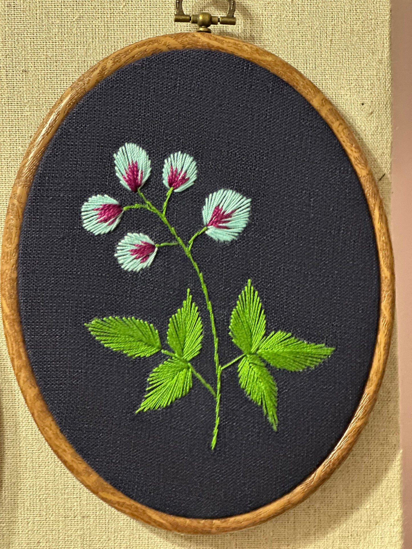 Embroidered Hoops