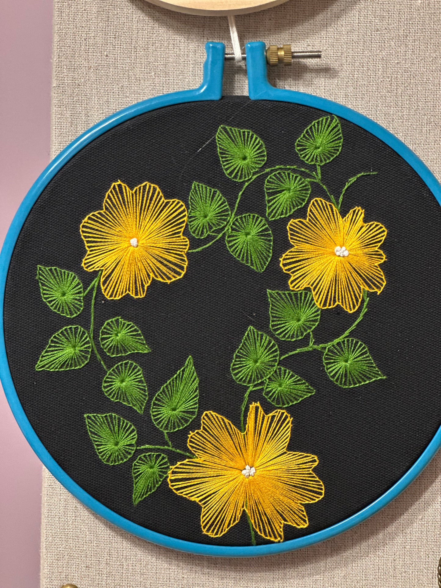 Embroidered Hoops