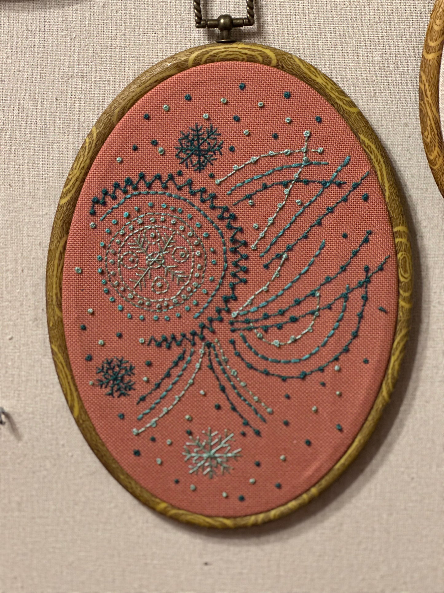 Embroidered Hoops