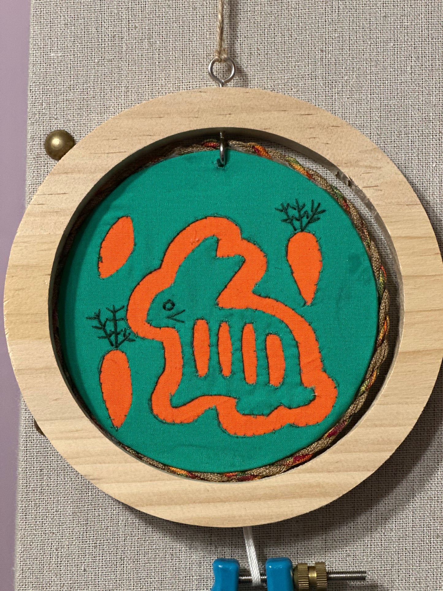 Embroidered Hoops