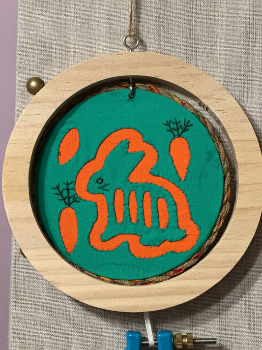 Embroidered Hoops